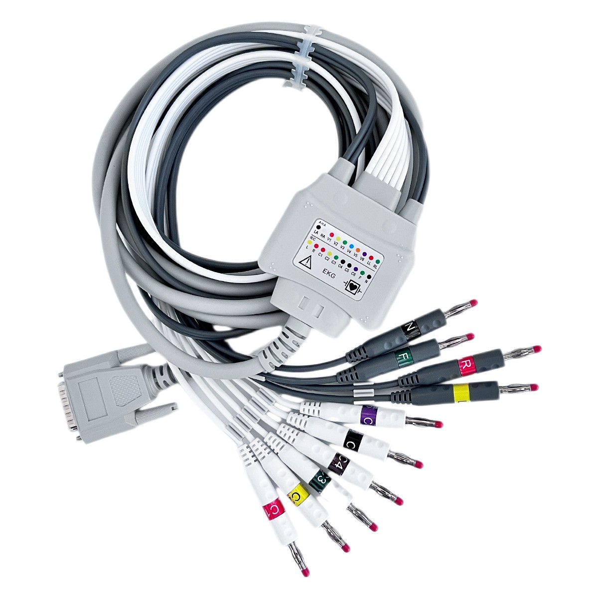 日本光电十导26针除颤导联线